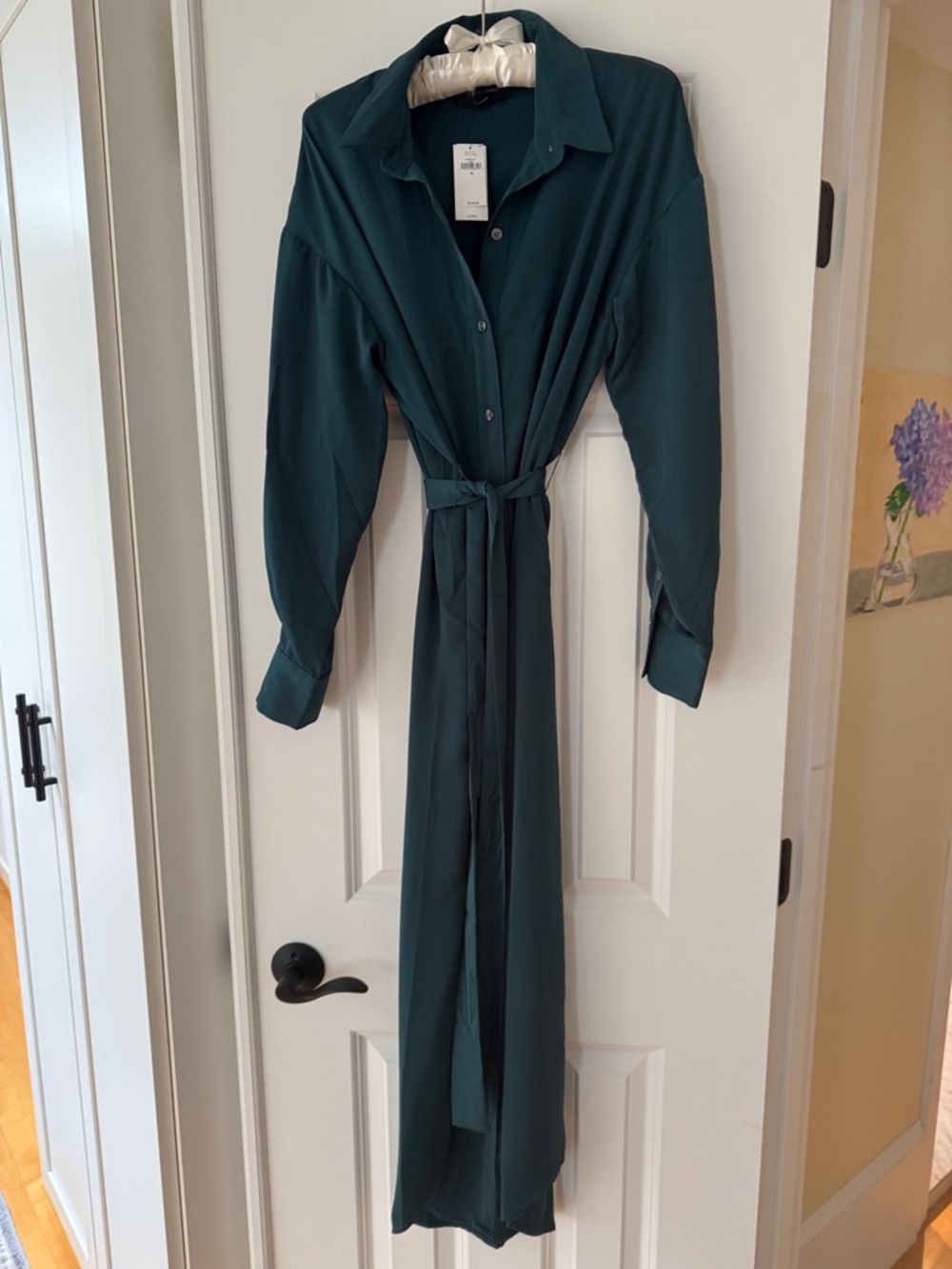 Brand new Banana Republic tie waist shirt dress. NWT. medium.